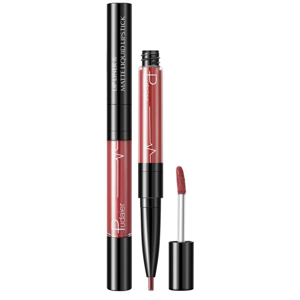 HSMQHJWE 20 Lip Liners Doubleheaded dumb lip lip liner waterproof lip