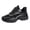 Black, variant on NOKIO Men's Running Shoes Lightweight Breathable Athlet𝗂c Shoes Fashion So𝗅id Color Sport Shoes Comfortable Cushion Sneakers Flexible Non-S𝗅ip 𝖫a𝖼e Up Running Shoes for Back to College