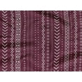 thumbnail image 6 of oneOone Rayon Dark Magenta Fabric Tribal Dress Material Fabric Print Fabric By The Yard 56 Inch Wide-UU, 6 of 8
