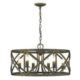 thumbnail image 3 of Golden Lighting Alcott 6-light Chandelier in Antique Black Iron, 3 of 6