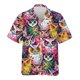 thumbnail image 3 of Camisa hawaiana con estampado 3D de búho misterioso para hombre, blusa con estampado de animales salvajes, camisetas Aloha unisex de verano, camisetas con solapa y mangas cortas, 3 of 5