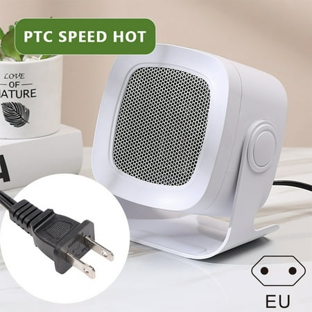 

Portable Electric Space Heater Safe and Quiet Fast Heating Ceramic Heater Fan for Indoor Home Office Use