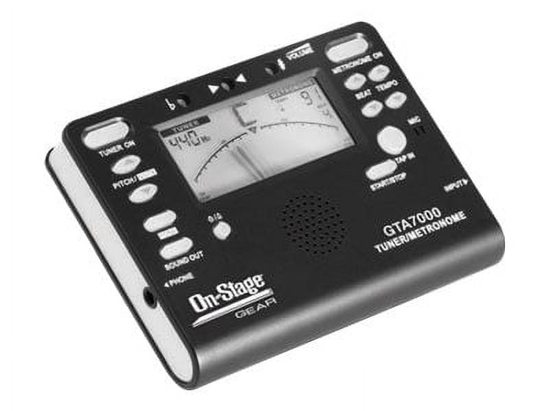 On-Stage GTA7000 Chromatic Tuner, Metronome, Tone Generator