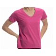 thumbnail image 2 of Wear Sierra Women's V-Neck T-Shirt, Turkish Pima Cotton, Soft & Breathable, Pink, Large, 2 of 5