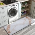 thumbnail image 3 of White Rose Gold Marble Pattern Kitchen Rug Mat,Kitchen Runner Rugs Non Skid Washable,Decorative Kitchen Floor Mats for Kitchen,Sink,Laundry,17"x47.2", 3 of 7