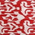 thumbnail image 4 of Stylo Culture Indian Sofa Throw Pillow Covers 16x16 Kantha Embroidered Red Traditional 40 x 40 cm Home Decor Cotton Ikat Square Cushion Covers | Set Of 2, 4 of 4