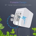 thumbnail image 4 of ziyahi Wall 2 .4A Mobile Phone Fast Charging LED Display EU US 3 Port Charger For, 4 of 6
