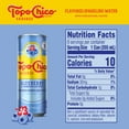 thumbnail image 4 of Topo Chico Sabores Blueberry with Hibiscus Extract Flavored Sparkling Water, 12 fl oz, 8 Pack Cans, 4 of 11