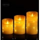 thumbnail image 2 of Vela sin llama con cadena de luces integrada, vela LED de 3 partes con control remoto, 2 of 2