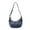 Light blue, variant on Stitching Premium Denim Canvas Dumpling Crossbody Shoulder Handheld Bag Large Capacity Work Commute Bag Trendy Casual Women Bag in Black for Daily Outfits