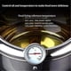 thumbnail image 3 of Japanese Deep Fryer With Thermometer And Lid 304 Stainless Steel Kitchen Tempura Fryer Pan Fryer Without Oil Frying Pan Fryer, 3 of 5