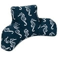 thumbnail image 1 of Navy Sea Horse Reading Pillow, 1 of 5