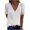 White, variant on Hot6sl Womens Shirts Dressy Casual, Women Summer Tops Trendy V Neck Button Down Short Sleeve Tshirts Business Casual Basic Tee Loose Fit Tshirts 2025 Shirts