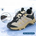 thumbnail image 4 of EQW Kids Waterproof Hiking Shoes Boys Girls Outdoor Walking Sneakers Lightweight Non-Slip Trail Shoes with Quick Lace for Toddler Little Kid Big Kid, 4 of 8