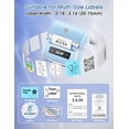 thumbnail image 2 of Impresora de etiquetas Phomemo M250, impresora térmica de códigos de barras y direcciones de 3", impresora portátil para negocios, hogar y logotipos, compatible con teléfonos y PC, con 100 etiquetas,, 2 of 5