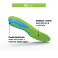 thumbnail image 2 of Superfeet FLEXmax - Comfort Foam Cushion Insoles - Unisex - Emerald - 7.5-9 Men / 8.5-10 Women, 2 of 6