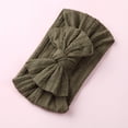 thumbnail image 2 of AUNVITO Baby Soft Wide Headbands Elastic Nylon Hair Accessory with Jacquard Bow for Infants Toddlers Gentle Head Wrap, 2 of 4