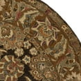thumbnail image 4 of SAFAVIEH Anatolia Sharyl Traditional Wool Area Rug, Dark Brown/Gold, 4' x 4' Round, 4 of 6