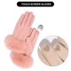 thumbnail image 4 of Guantes de invierno para mujer, guantes de nieve de cachemira con pantalla táctil, guantes térmicos cálidos de invierno para ciclismo para mujer 1035, 4 of 5