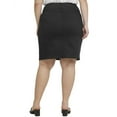 thumbnail image 2 of NYDJ womens  Plus High-Rise Black Skirt, 22WP, 2 of 3