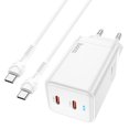 thumbnail image 2 of hoco. N23 PD45W Chargeur 2C Double Port Norme Européenne suita, 2 of 5