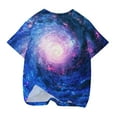 thumbnail image 4 of TAGOLD Toddler Girls Boys Summer Blouses Tops,Toddler Kids Boys Girls Fashion Cute Round Neck Print Short Sleeve Top, 4 of 4