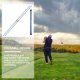 thumbnail image 5 of Toystoory Palo de alineación de golf portátil tres partes 122 cm ajuste de gestos varilla indicadora de dirección plegable herramienta al aire Golf Azul, 5 of 6