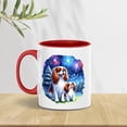 thumbnail image 4 of Happy New Year Cavalier King Charles Spaniel Family Cheer Winter Firework 11oz Accent Two-tone Mug Dog Lover Gifts Coffee Tea Cup - 02025, 4 of 5