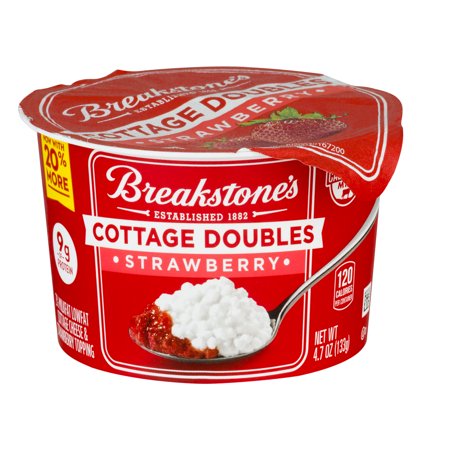 Breakstone S Cottage Doubles Strawberry Cottage Cheese 4 7 Oz Cup