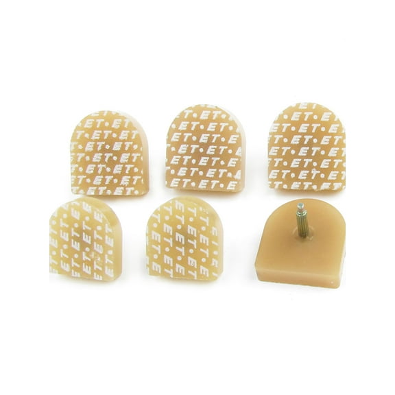 INSPIRE CHIC Lady Letters Print 22mm x 21mm Shoes High Heel Tips Taps 6 Pcs