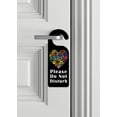 thumbnail image 2 of Do Not Disturb Door Knob Hanger Sign - Cat Paws Heart, 2 of 3