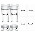 thumbnail image 1 of OUSITAID 1 Set Nail Art Stamp Set Easy Printing Flexible Reusable Nail Print Smooth Surface Clear Visible Body Nail Art Stamper with Scraper for Nail Salon, 1 of 8
