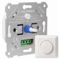 2X LED Dimmer Switch 230V for Dimmable LEDs/ 5-200W with White Cover ...