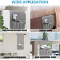 thumbnail image 6 of Sofa Armrest Organizer Non-Slip Arm Chair Bedside Caddy Storage Organization for Recliner Couch with 5 Pockets for Cell Phone TV Remote Magazines (Grey), 6 of 7