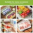 thumbnail image 2 of Outdoor Picnic Preservation Box, Outdoor Ice Preservation Box, Ice-Preservation Holder with Drain Divider, Snackle Boxes with Ice Pack & Handle for Camping, Picnics, and Travel, 2 of 7