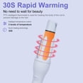 thumbnail image 2 of 2 in 1 Flat Iron Hair Straightener Automatic Hair Curler Rotating Electric Curling Iron 3 Temperature Adjustable Curling Wand PTC Heating with Rotating Cord, 2 of 7