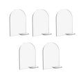 thumbnail image 2 of Paquete de 5 números de mesa de boda de acrílico con soportes, letreros de acrílico transparente en blanco Soporte de números de mesa para recepción Yuyangstore Tarjetas de lugar de acrílico transparente, 2 of 8
