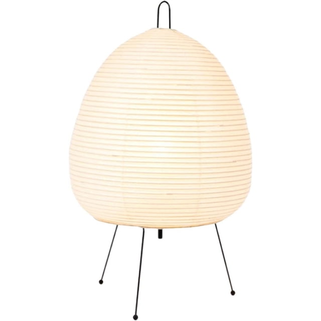 ORUYROP Paper Lamp Japanese Design Modern Retro Table Lamps Paper Lantern Lampshade, Rice Paper LED Desk Lights for Bedroom Living/Dining Decor Home Study