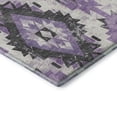 thumbnail image 3 of Addison Rugs Mayfield Premium Machine Washable Transitional Aztec Purple Rectangle Rug, 8' x 10', 3 of 7