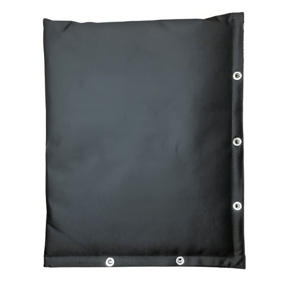 SELIVO Heavy Duty Backflow Insulation Cover - Winter Pipe Freeze Protection, 5-Layer Thermal Wrap for Outdoor Sprinkler Systems & Valves, Easy Install, Black (15.7")