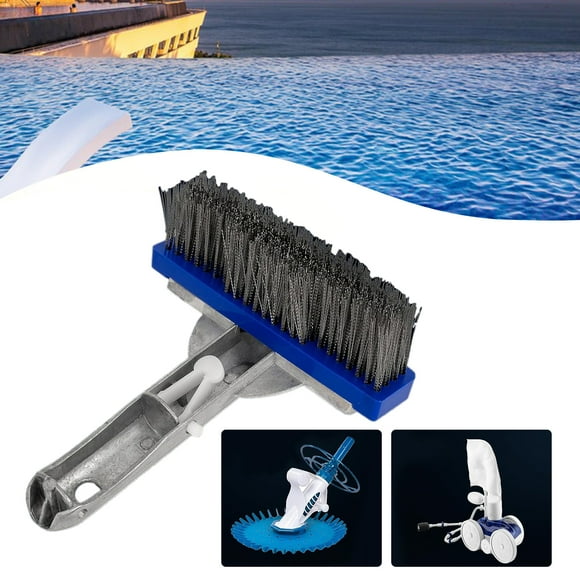 Heavy-Duty Pool Cleaning Brush with Hard Bristle Easy to Install Stain Remover Floor Swim Tile Scrubber Brush