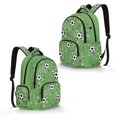 thumbnail image 2 of Whosucclay Soccer Ball Tactics 17 Inch Kids Backpack, Lightweight Students Backpack, Large Capacity with Handle Schoolbag for Kindergarten High School Middle School, 2 of 8