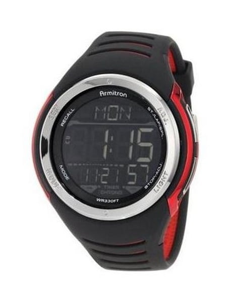 armitron watch red