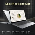thumbnail image 2 of Lenovo IdeaPad 1 15 .6 Pouces FHD Ordinateur Portable Anti-Reflet, AMD Ryzen 7 5700U, 16 Go RAM, 1 To PCIe SSD, AMD Radeon Graphics, Webcam HD, WiFi 6, Bluetooth, Win 11 Pro, Gris Nuage, Carte USB 32 Go Hotface, 2 of 7