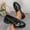 Black#07, variant on Wowcloth Women's Fashion Casual Loafers – Bow Detail Slip-On with Chunky Low Heel for Spring Autumn Leisure Footwear,Plus Size