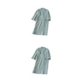 thumbnail image 4 of Minnieouse Kimono primavera verano crepé señoras fino camisón mujeres hombres Albornoz hogar boda pijamas ropa de dormir Type2 NO2, 4 of 6