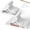 White, variant on Baby Hangers 40PCS, 11"-14" Extendable and Stackable Kids Hangers, 45g Ultra-Thick Space Saving Non-Slip Plastic Hanger for Infant, Toddler and Nursery Closet, White