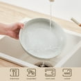 thumbnail image 4 of Vancasso Pasta Bowls Set of 6, 48 oz Stoneware Salad Bowls with Wide and Shallow, Large Serving Bowls, Soup Bowls, Microwave & Dishwasher Safe, Gray, 4 of 7