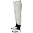 thumbnail image 2 of adidas boys' triple stripe pull up baseball pants, 2 of 4