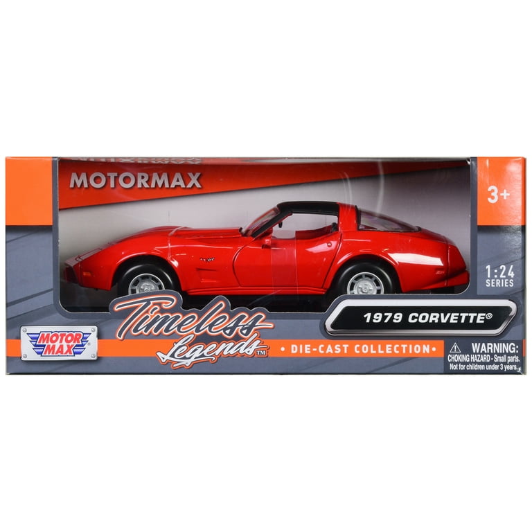 Motormax 1979 Chevrolet Corvette Red 1/24 Diecast Model Car